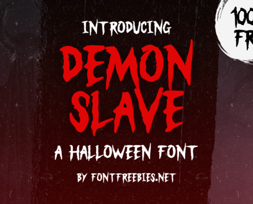 free halloween font